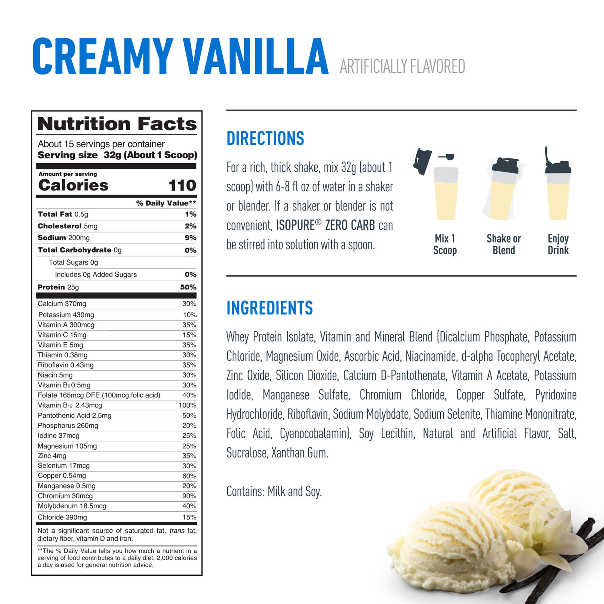 ISOPURE® ZERO/LOW CARB Powder