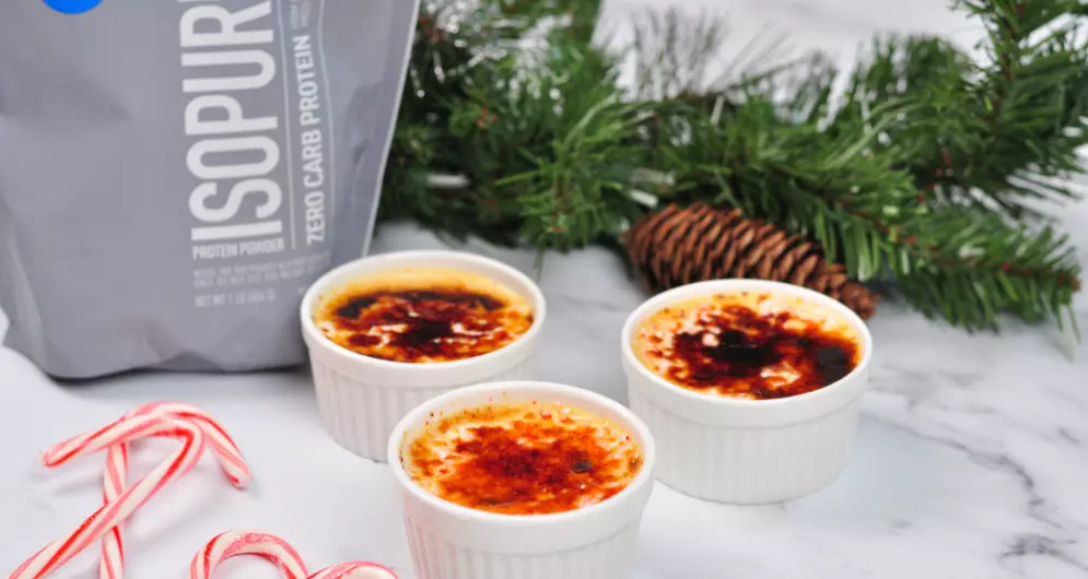 Peppermint Creme Brulee recipe